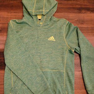 Mens Adidas Lime Green / Yellow Hoodie - S